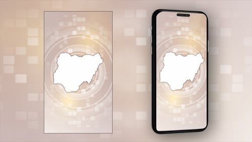 Nigeria Animated Map - Vertical Video