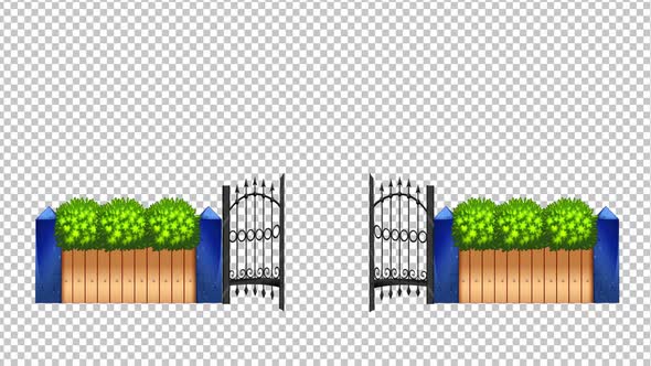 Cartoon Gate Open Animation 1080p, Backgrounds Motion Graphics ft. gate ...