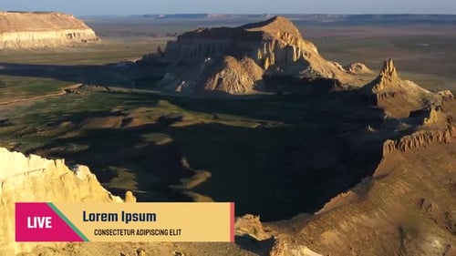 News Lower Third | UHD | 60fps