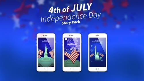 4th of July Independence Day Animated Celebration Pack