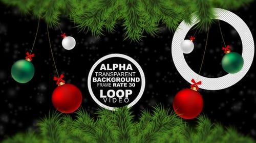 Christmas Background Alpha