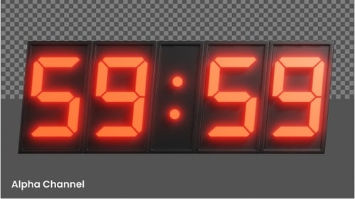 Digital LED Countdown Timer 1 Minute