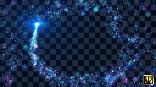 Thème de la saison étincelante de Particle Lights