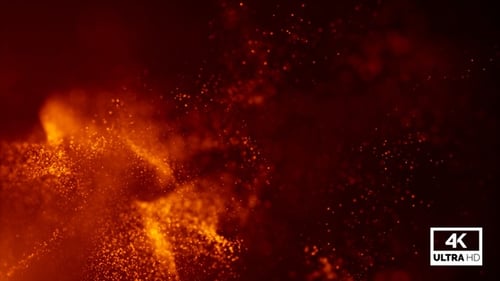 Fire Particles Background