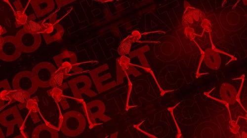 Motif de squelettes de zombies 01