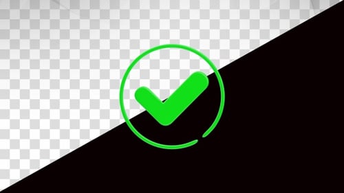 Circle Draw and Green Checkmark Success Animation