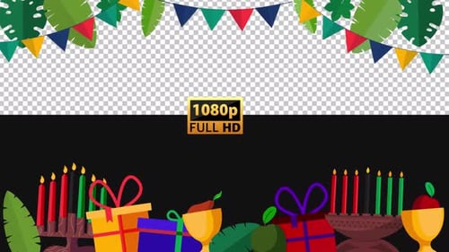 Kwanzaa Background | Alpha Channel