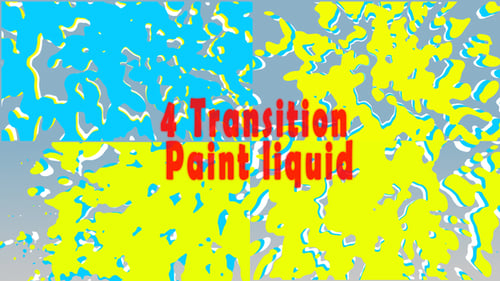 Animated Liquid Paint Splash Transition