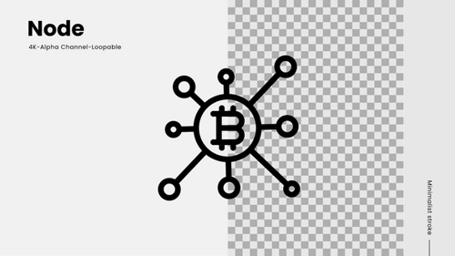 node line icon animation