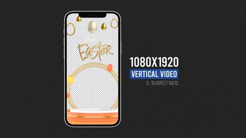 Vertikale Alpha-Animation zu Ostern 02
