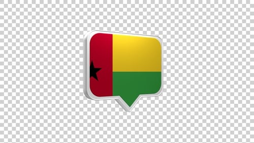Icône du drapeau de la Guinée-Bissau
