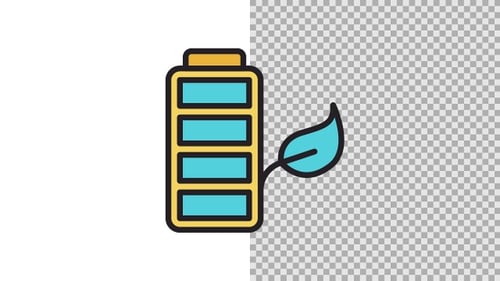 Full Battery Animated Icon
