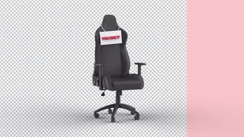 Chair rotating (Vacancy) - 4K