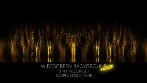 Stage Show Gold Firework Particles