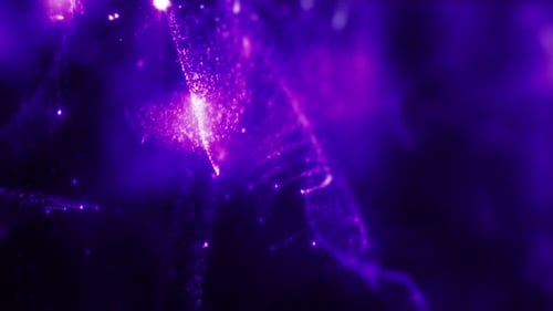 Purple Led Particles