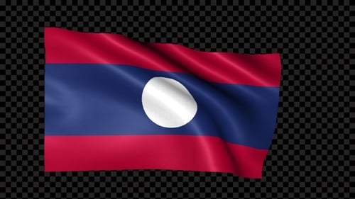 Flagge von Laos