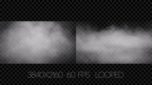 Pack Of Smoke On Alpha Channel