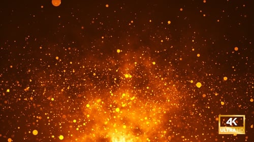 Fire Particle Background V2
