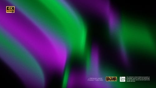 Dynamic Abstract Aurora Lights Flowing Background