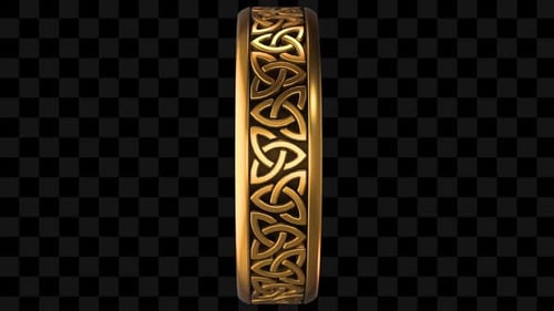 Bague en or ornemental
