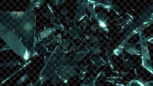 Broken Glass Falling