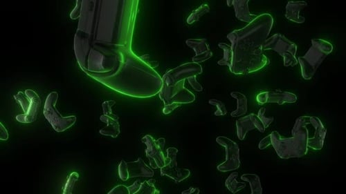 Controladores de juego Falling