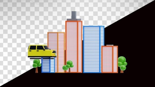 3D Animation of Building Smart City