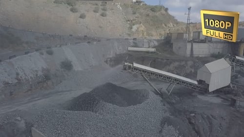 Aerial Quarry Drone Video-21
