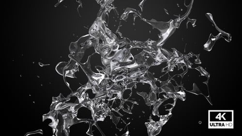 Abstract Pure Water Splash V1