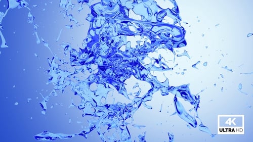 Blue Water Splash V5