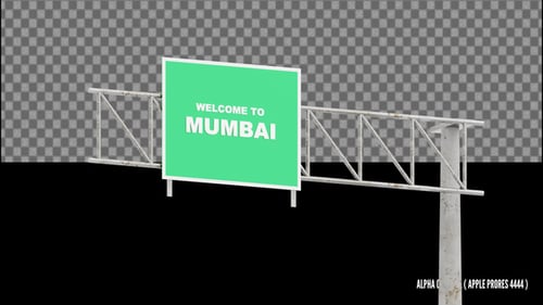 Mumbai City Sign