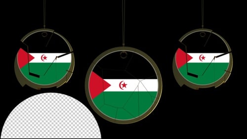 3D Geometric Rotating Fragments Reveal Animation