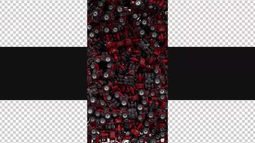 Falling Tractors 3D Transition