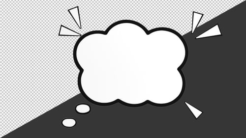 Bulle de discussion en 3D | Alpha Channel