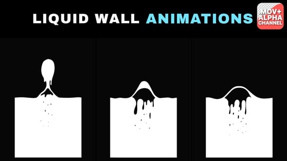 Liquid Wall Animations | Motion Graphics, Overlays Motion Graphics ft ...