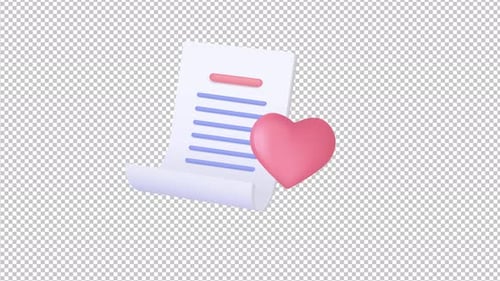 3d Bookmark Favourite Animation