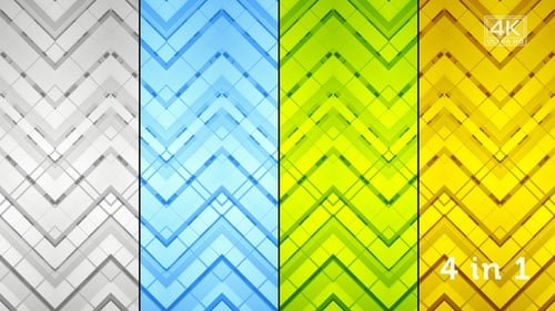 Zigzag Geometric Abstract Pattern