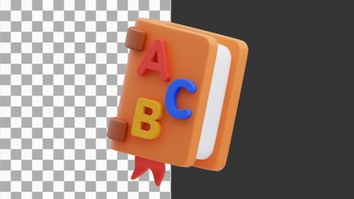 3D Animation of Language Learning Guide | Alpha Channel