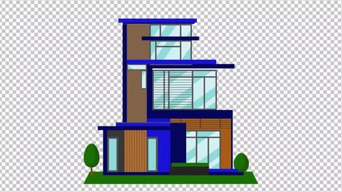 House Animation | Alpha Channel