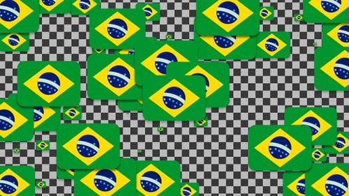 Emojii Brazil Transition | UHD | 60fps