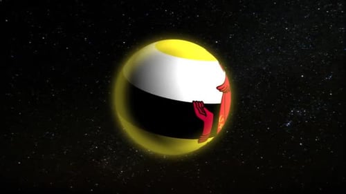 Brunei - Country Flags Globe