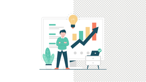 Sales Increase Illustration Animation