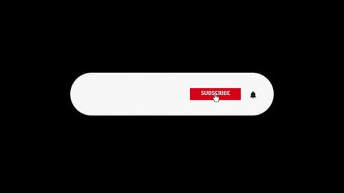 Animated Subscribe Button and Notification Bell Click