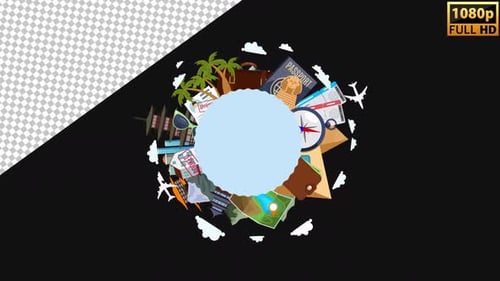 Travel And Vacation Concept | Alpha Channel
