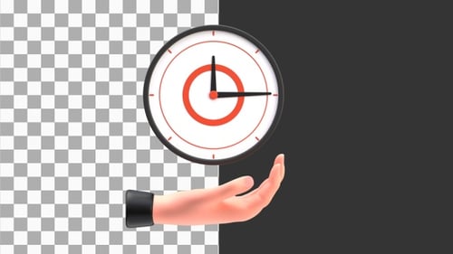 3D Animation of Timeline | Alpha Channel