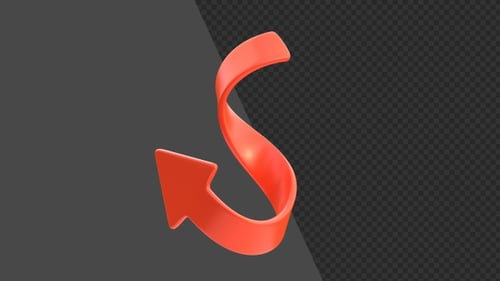 3D Animation of Arrow | Alpha Channel