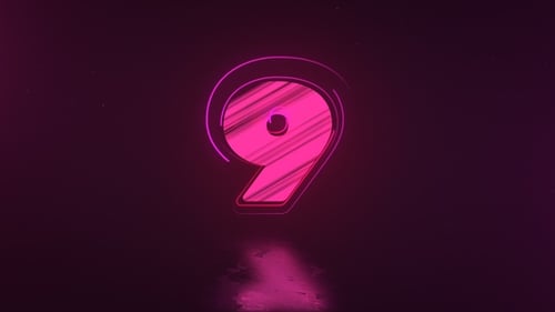 Glowing Countdown 4K