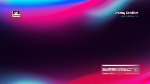 Dynamic Abstract Liquid Gradient Waves Background Animation