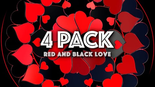 Rote und schwarze Liebe 4K