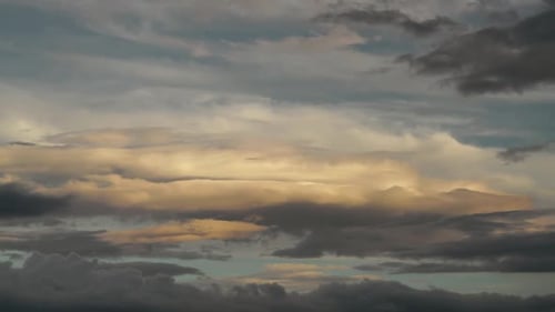 8K Afternoon Cloud Of Approaching The Night